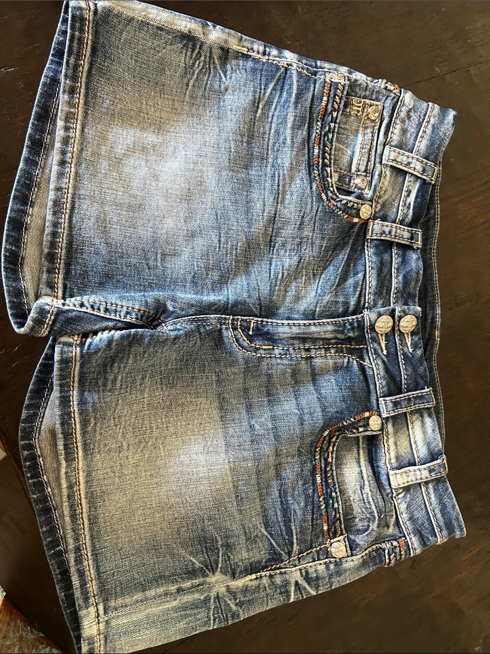Miss Me Mid Rose Short Sz 32